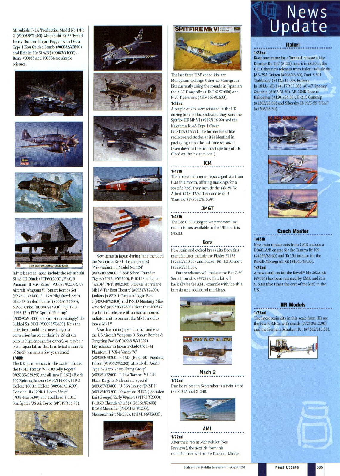 Scale Aviation Modeller International 2000-08